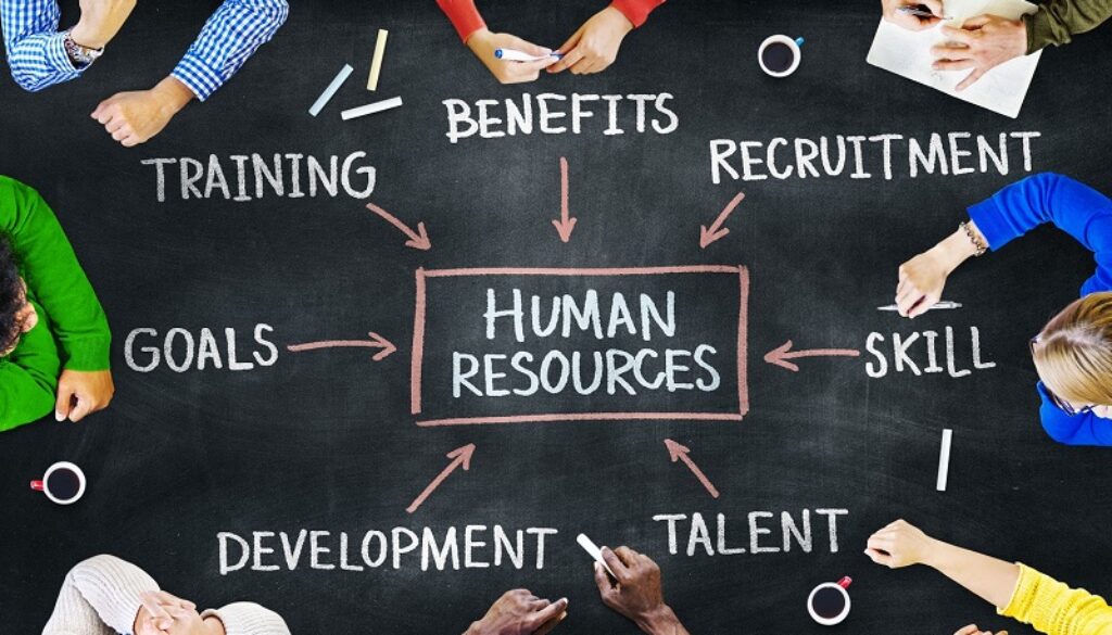 Group of People and Human Resources Concept