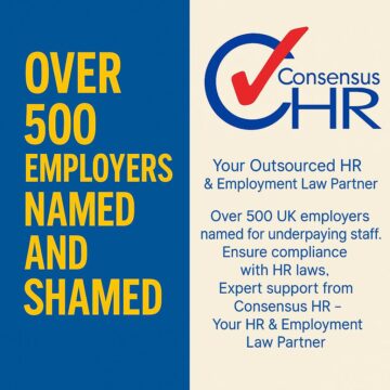 Over 500 Employers Names & Shamed
