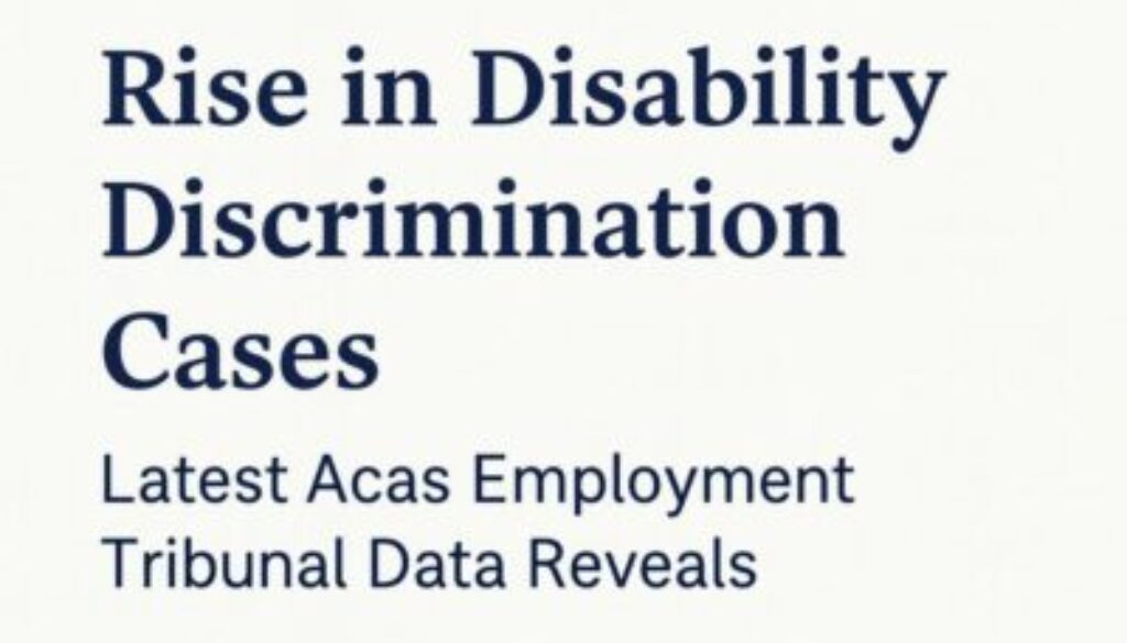 Rise in Disability Discrimination