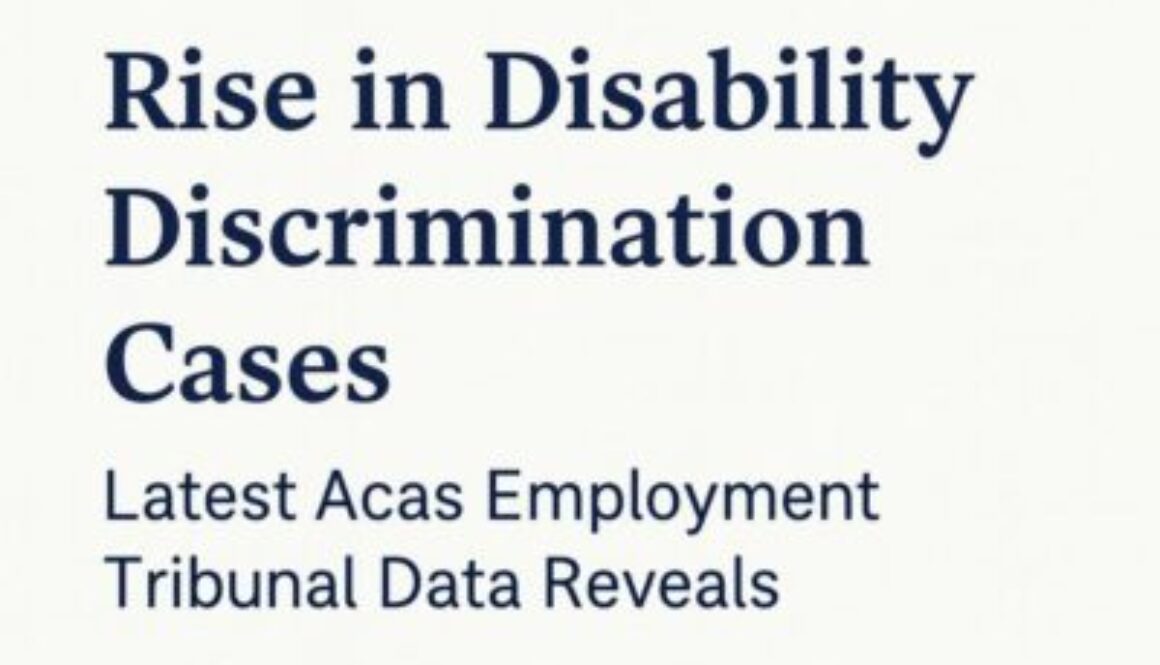 Rise in Disability Discrimination