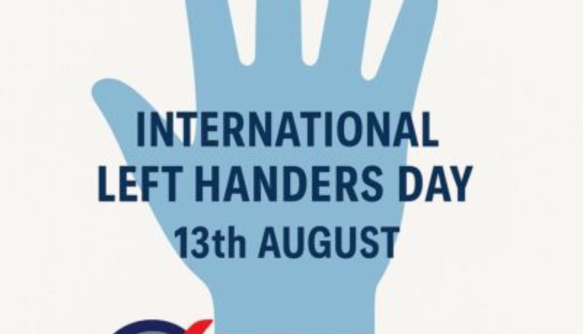 International Left Handed day - 13th August