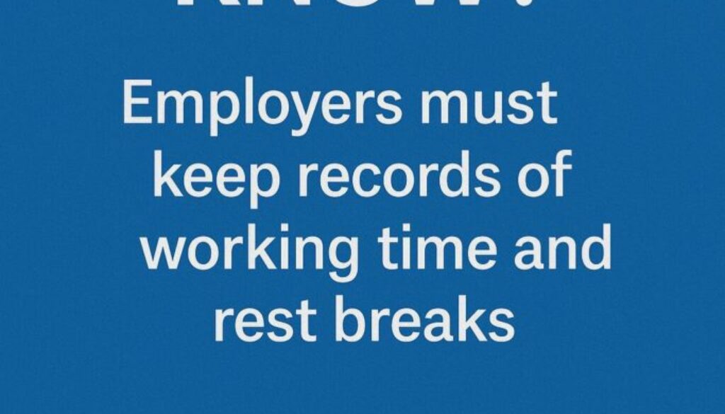 Did You Know - Working Time Records