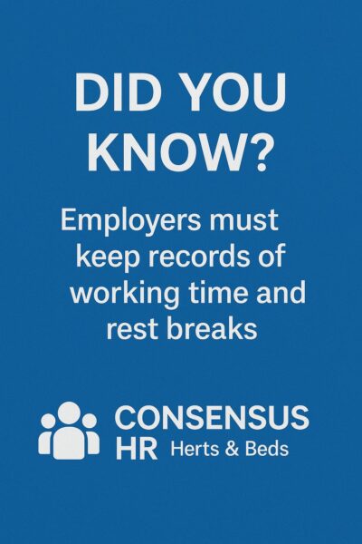 Did You Know - Working Time Records