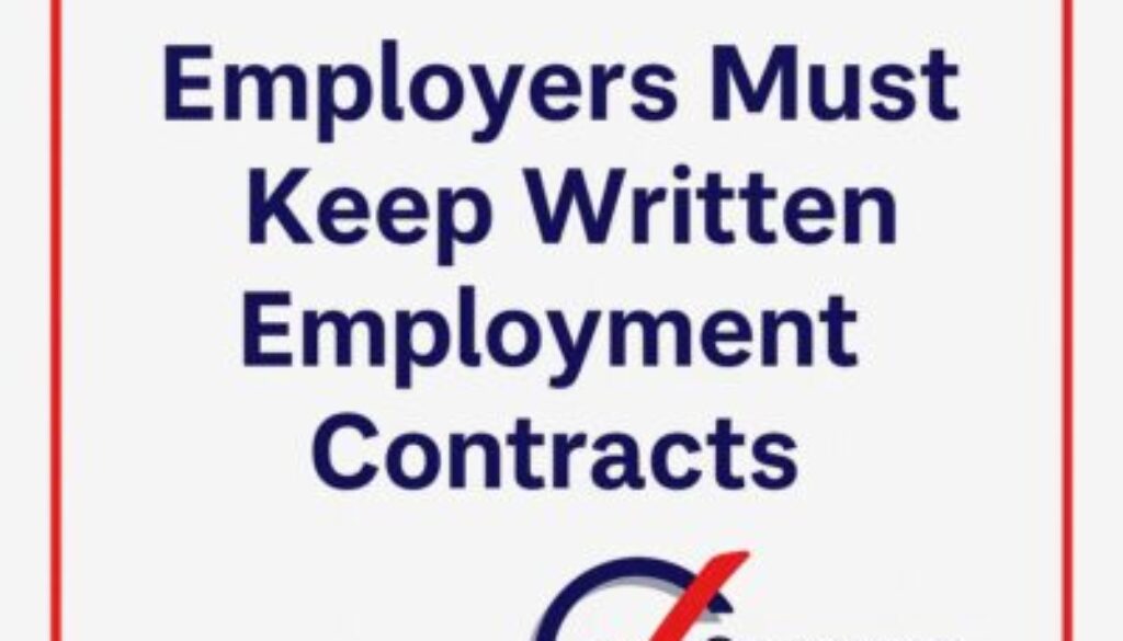 Did_You_Know_Written_Contracts Em[loyers must keep written employment contracts
