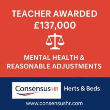 Teacher Awarded £137,000