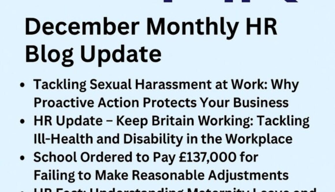 December monthly HR Blog Update