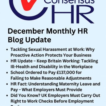 December monthly HR Blog Update