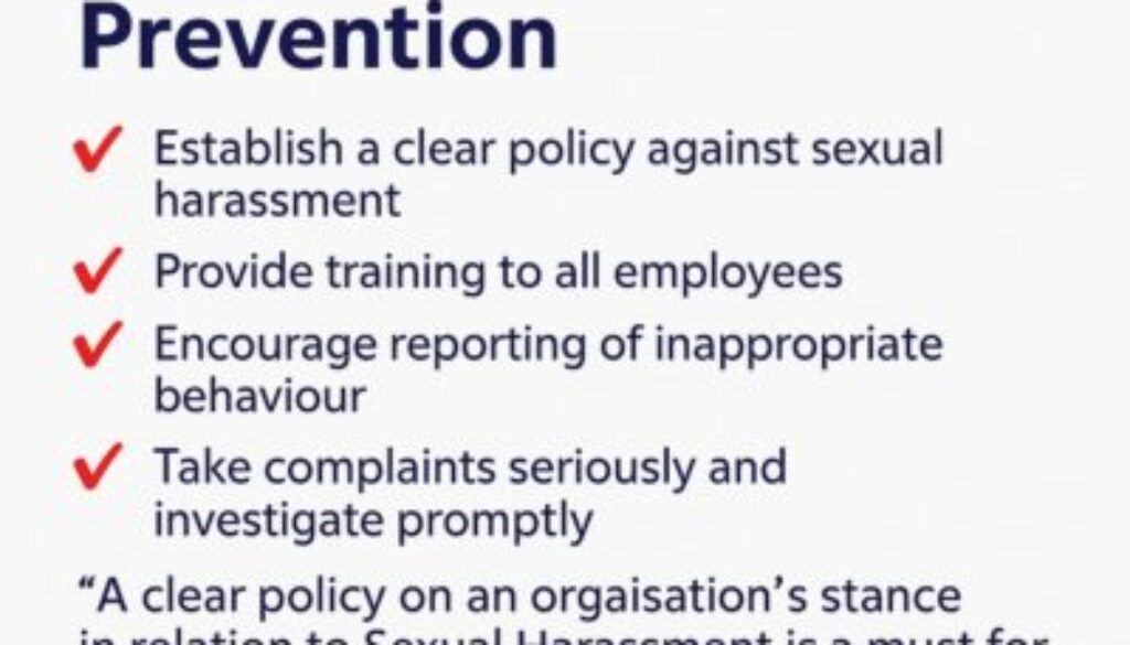 Sexual Harassment Prevention