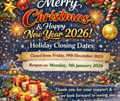 Merry Christmas & a Happy New Year 2026