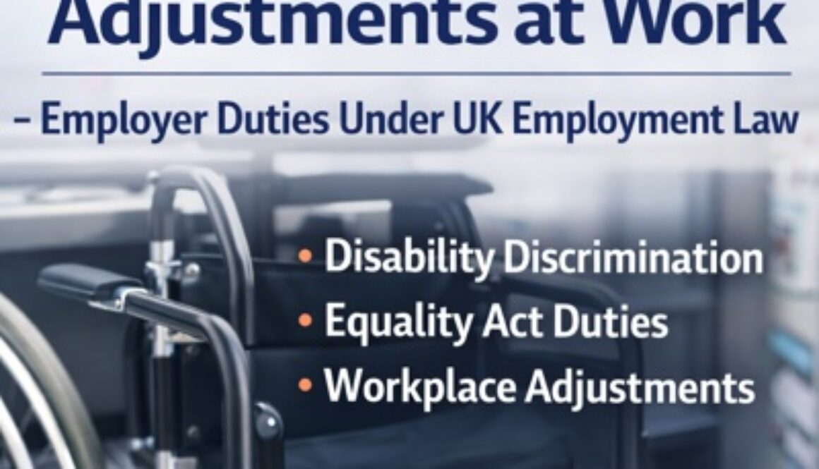 Making reasonable adjustments