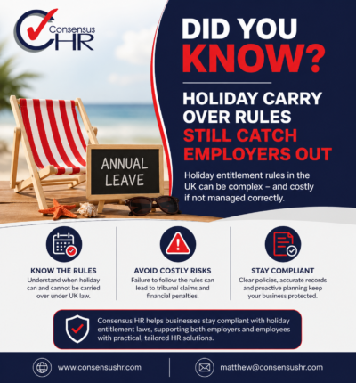 Did you know? Holiday carry over rules